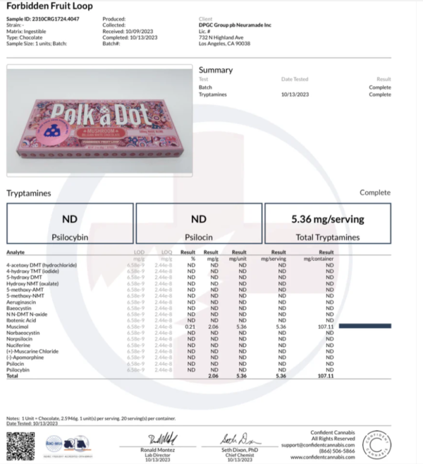 Forbidden Fruit Loop Chocolate Bar - Image 3
